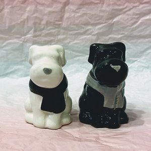 Ceramic Scottie Dog Salt & Pepper Set